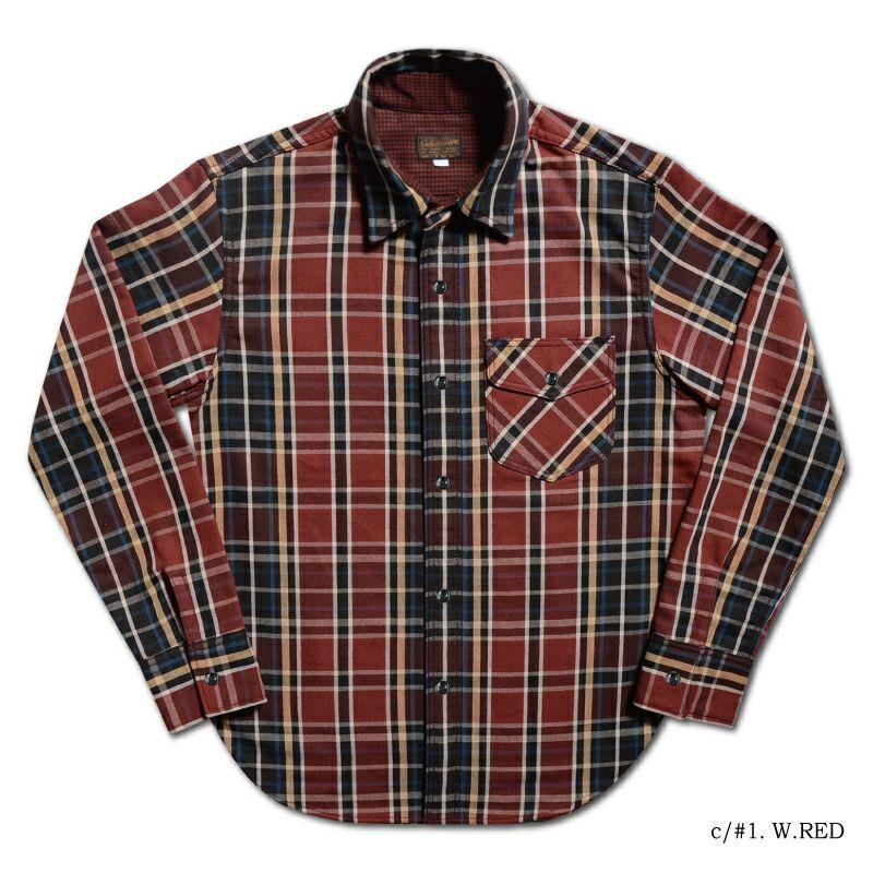 HV-49 W.VINTAGE DELUXEWARE　ヘビー　ネルシャツ　L DELUXEWARE（デラックスウエア） HV-49 W.VINTAGE HV49 DELUXEWARE