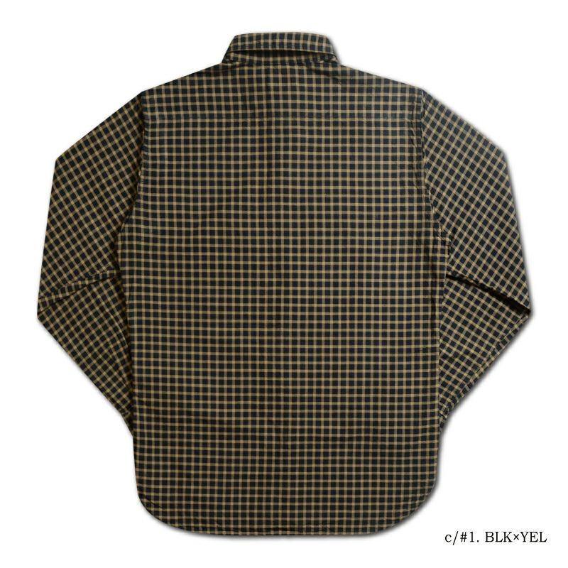 DELUXEWARE（デラックスウエア） LV-24-スルーギンガムチェックシャツ