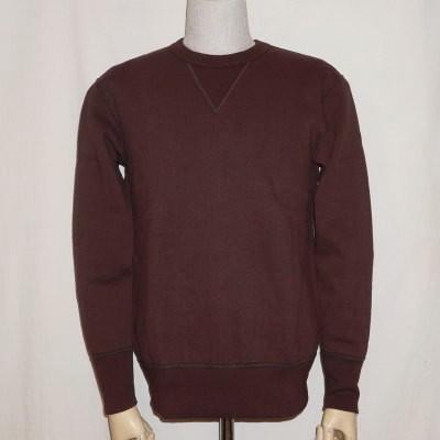 デラックスウェア S101-21ドリップレッド スエット XL DELUXEWARE（デラックスウエア） S101-P-ドリップレッド-無地スエット