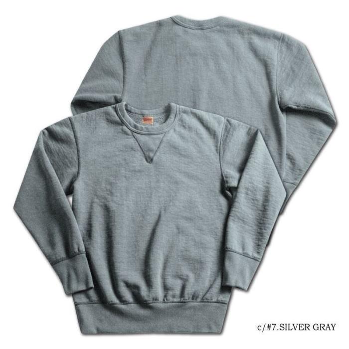 DELUXEWARE（デラックスウエア） S101-P-SIL GRY-無地スエット-S101P
