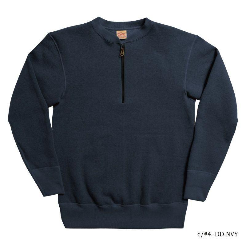 DELUXEWARE（デラックスウエア） S105-00-NV-7inch HALF-ZIP PLAIN