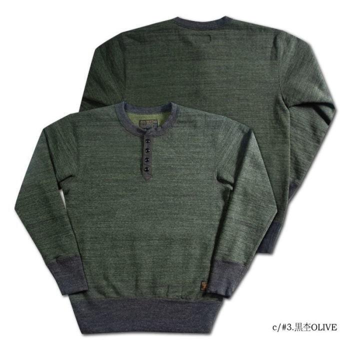 DELUXEWARE（デラックスウエア） S106-P-BKMOLV-オープンネック-S106P