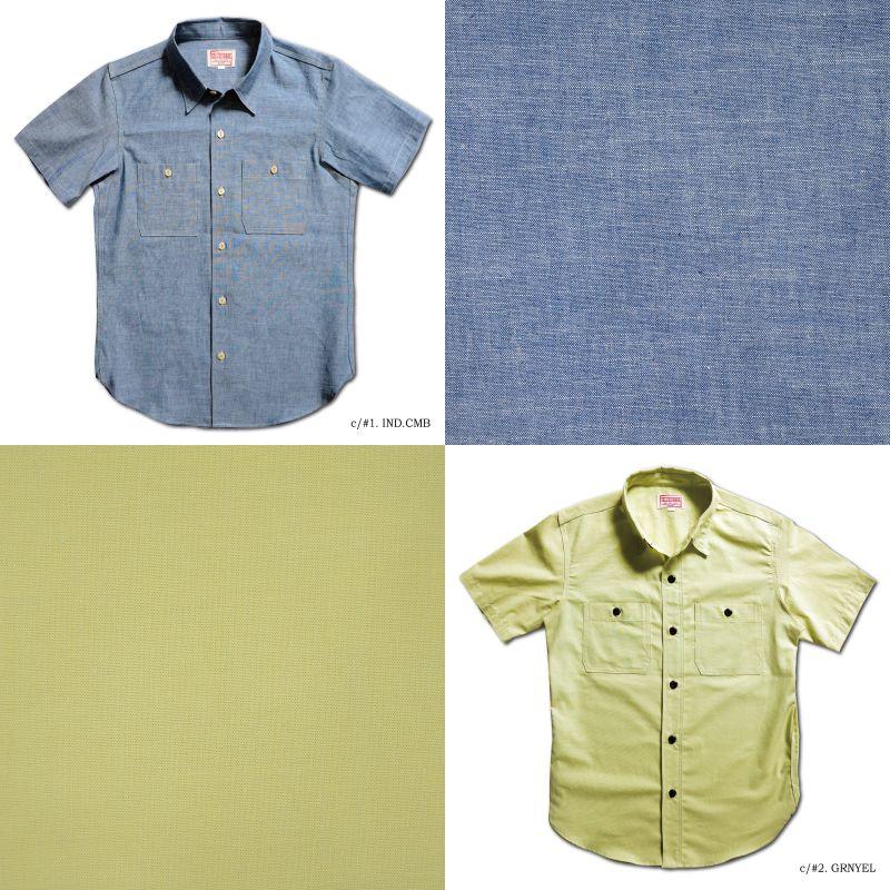 DELUXEWARE（デラックスウエア） WWS-33S SHORT WORK SHIRT WWS33S 