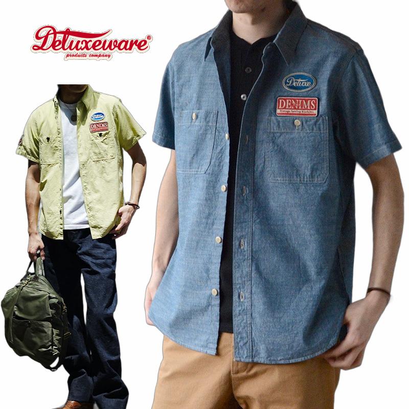 DELUXEWARE（デラックスウエア） WWS-33SPT SHORT WORK SHIRT WWS33SPT 