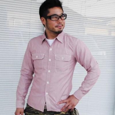 フラットヘッド FLAT HEAD GLORY PARK シャンブレー シャツ フラットヘッド FLAT HEAD GLORY PARK シャンブレー シャツ