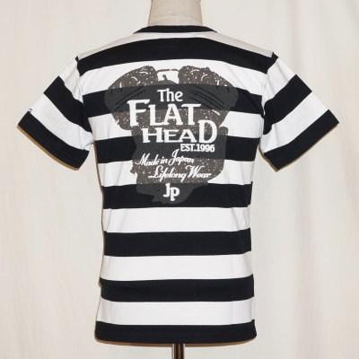 The Flat Head（フラッドヘッド） BT-0801-ブラックホワイト-ボーダーT 