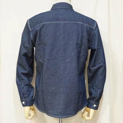 The Flat Head（フラッドヘッド） CL-SH010-NV-ピケワークシャツ010 