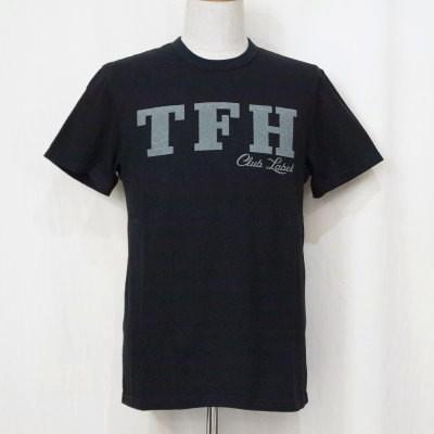 The Flat Head（フラッドヘッド） CL-TS002-ブラック-クルーネックT 