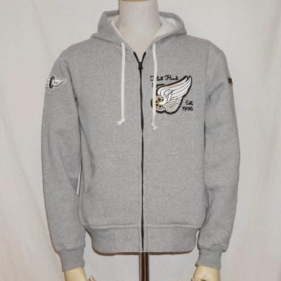 The Flat Head（フラッドヘッド） F-CZP-002-グレー-CUSTOM FULL ZIP