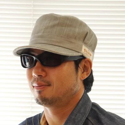 F-HC-001-グレー-コーデュロイワークキャップ001-FHC001-FLATHEAD-フラットヘッドワークキャップ-コーデュロイキャップ