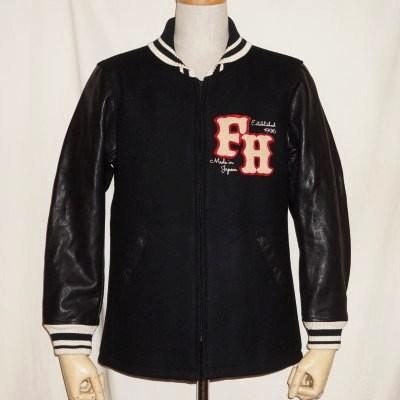F-OTJ-101-ブラックブラック-カーコート101-FOTJ101-FLATHEAD-フラットヘッドコート-CAR COAT-アウター-ジャケットの画像