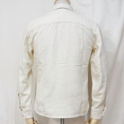 F-SNO-203L-ホワイト-ワイドスプレッドネルシャツ203L-FSNO203L 