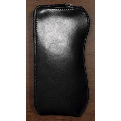 The Flat Head FH-HZ004-ブラウンブラック-多脂革ハーフジップ  