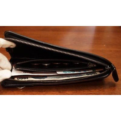 The Flat Head FH-HZ004-ブラウンブラック-多脂革ハーフジップ  