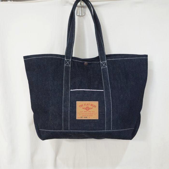 The Flat Head（フラッドヘッド） FN-BT-005 18oz DENIM TOTE BAG