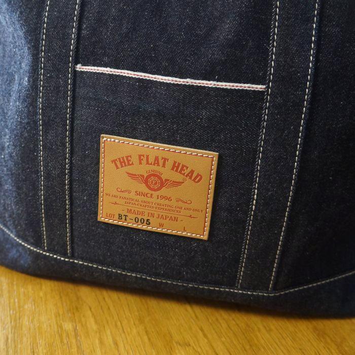 The Flat Head（フラッドヘッド） FN-BT-005 18oz DENIM TOTE BAG