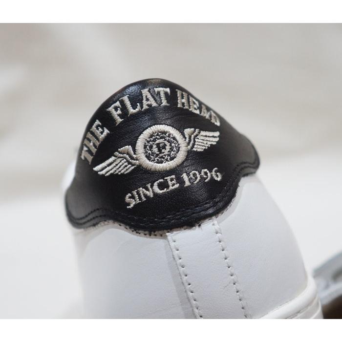 The Flat Head（フラッドヘッド） FN-FS-001 WH レザースニーカー 