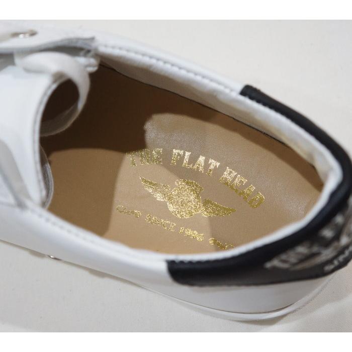 The Flat Head（フラッドヘッド） FN-FS-001 WH レザースニーカー 