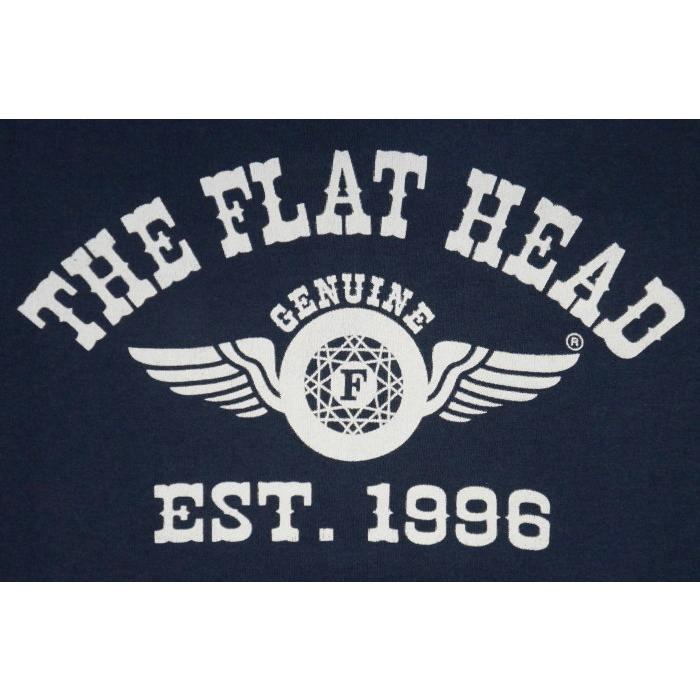 1950s THE FLAT HEAD ハーフジップスウェット S 黒茶 短丈 1950s THE FLAT HEAD ハーフジップスウェット S 黒茶 短丈