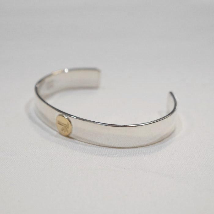 The Flat Head FN-JB-022-INGOT BANGLE / K18-FNJB022-FLATHEAD