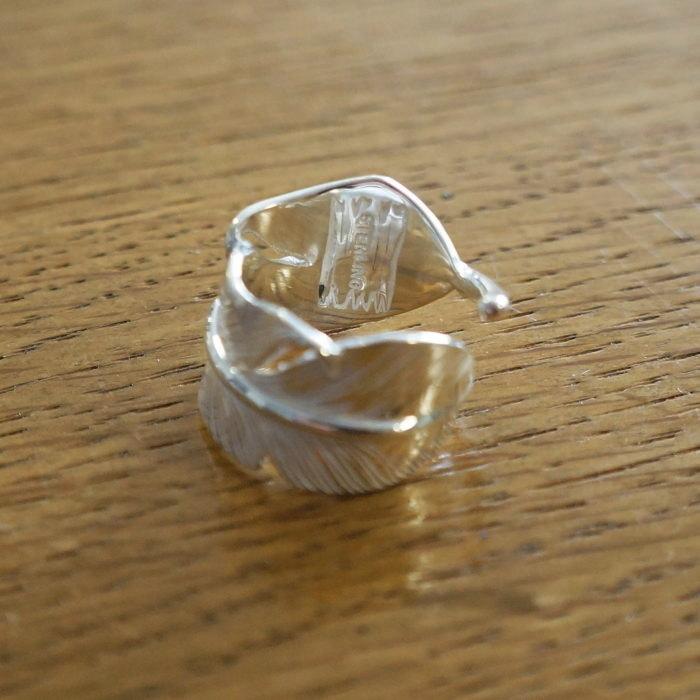 フラットヘッド フェザーリング ラフフェザー シルバー リング Lサイズ FN-JR-002 | THE FLAT HEAD