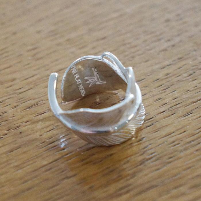 The Flat Head FN-JR-001-ラフフェザーシルバーリングSサイズ