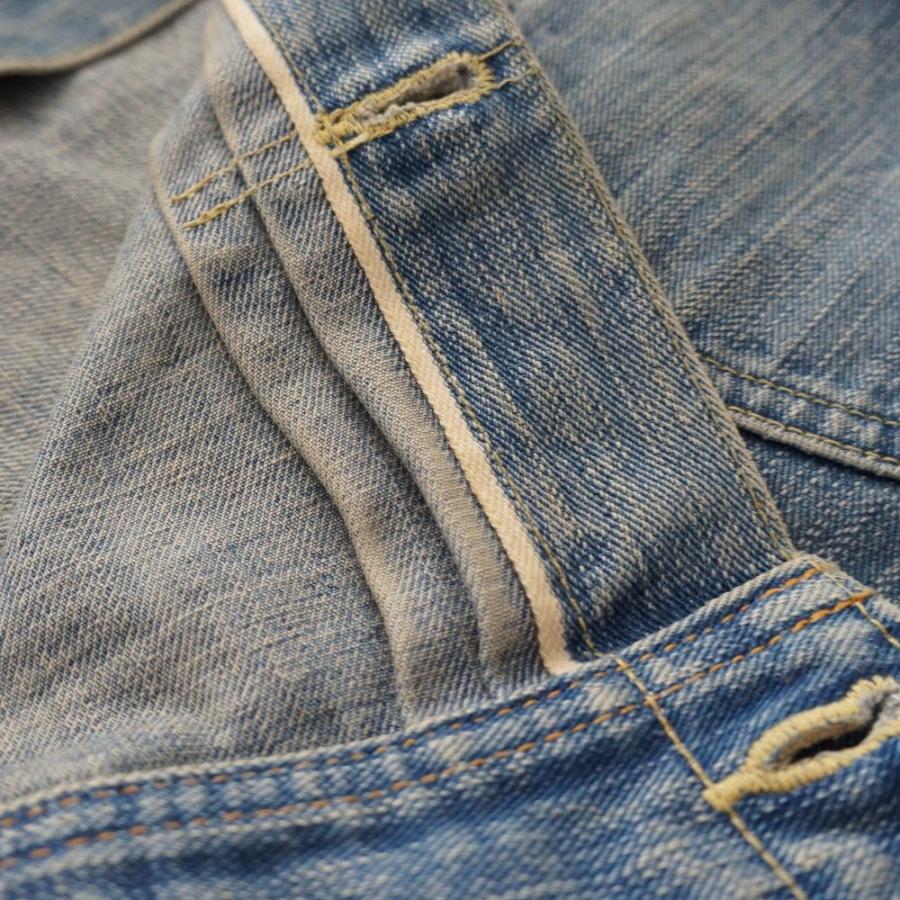 FN-OJ-D101C 14.5oz 左綾ジンバブエコットン デニムジャケット 40sモデル リアルエイジング加工 FNOJD101C FLATHEAD フラットヘッド DENIMJACKET デニムジャケッの画像