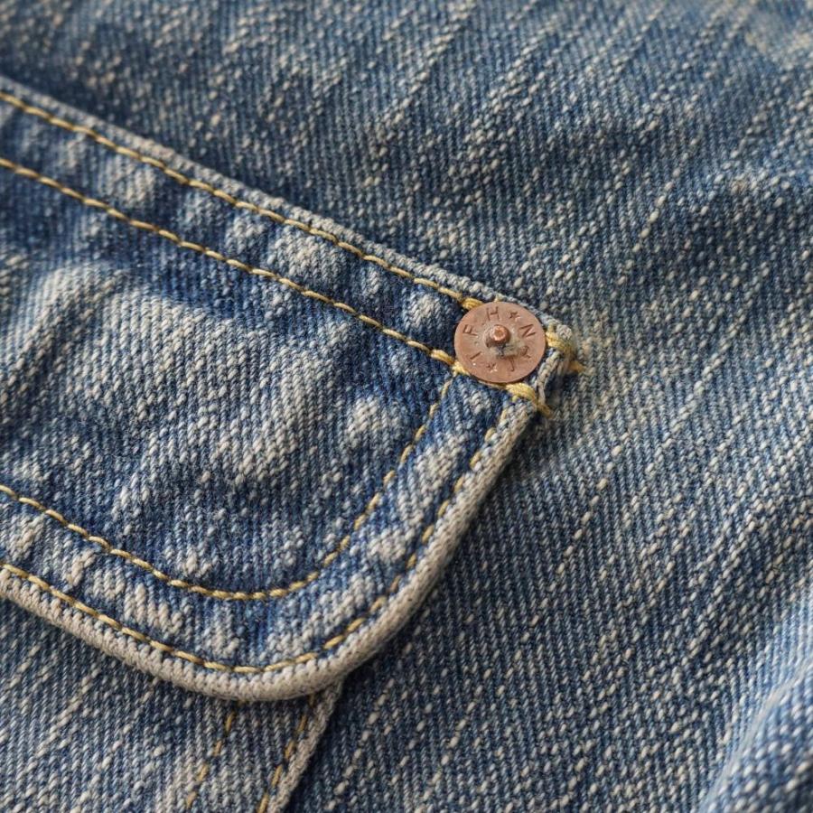 FN-OJ-D101C 14.5oz 左綾ジンバブエコットン デニムジャケット 40sモデル リアルエイジング加工 FNOJD101C FLATHEAD フラットヘッド DENIMJACKET デニムジャケッの画像