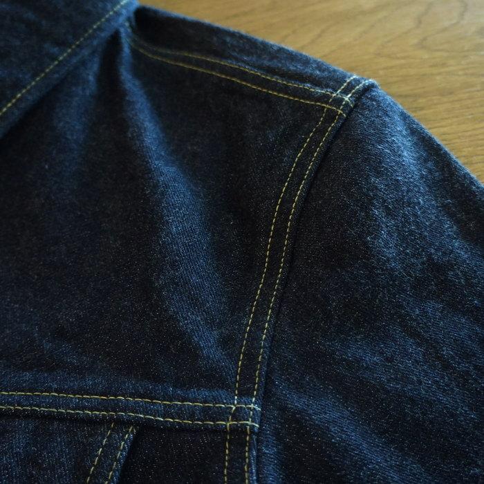 FN-OJ-D103 ジンバブエコットン左綾デニムジャケット FNOJD103 FLATHEAD フラットヘッド DENIMJACKET デニムジャケット Gジャン ジージャンの画像