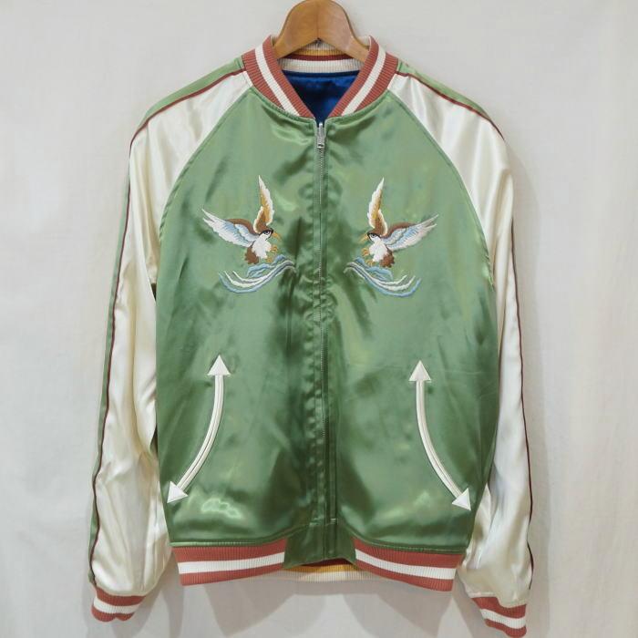 美品　人気モデル　The Flat Head スカジャン　スーベニアジャケット The Flat Head（フラッドヘッド） FN-OJ-SV003 スーベニアジャケット