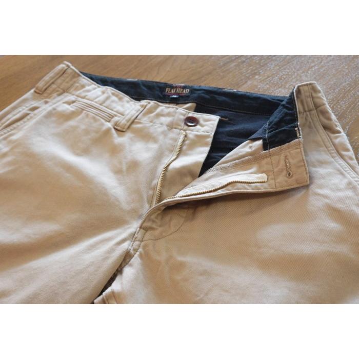 The Flat Head（フラッドヘッド） FN-PA-C007-BE-チノトラウザーズ