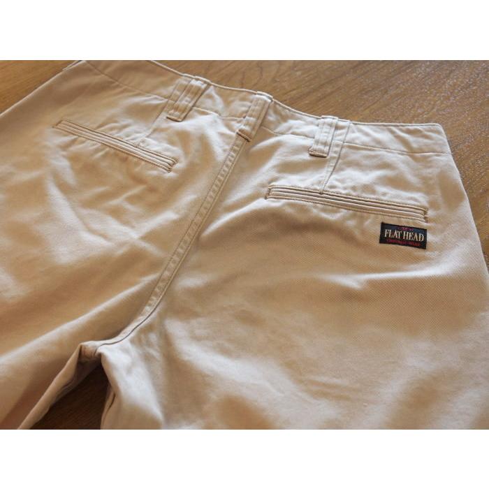 The Flat Head（フラッドヘッド） FN-PA-C007-BE-チノトラウザーズ