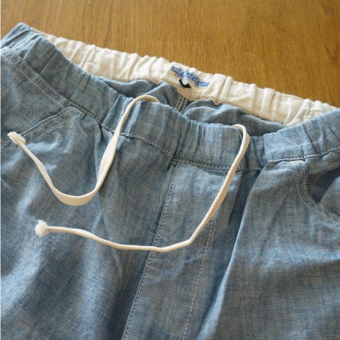 The Flat Head（フラッドヘッド） FN-PA-C015 CHAMBRAY RELAX PANTS