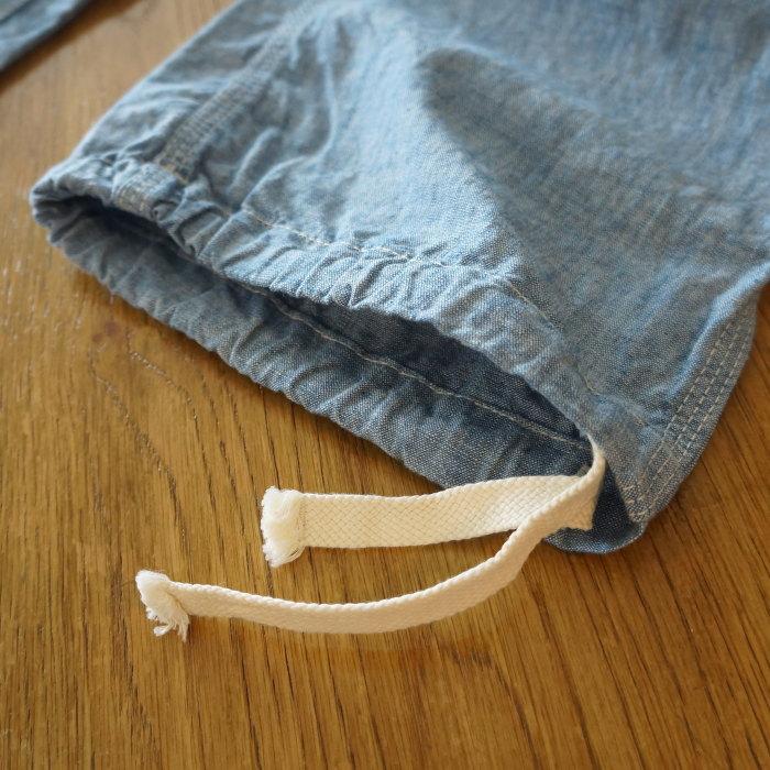 The Flat Head（フラッドヘッド） FN-PA-C015 CHAMBRAY RELAX PANTS
