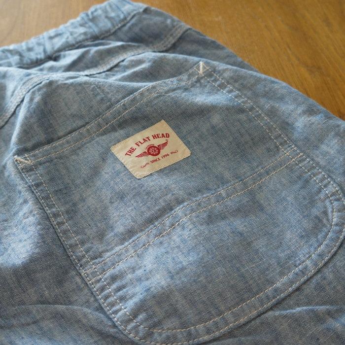 The Flat Head（フラッドヘッド） FN-PA-C015 CHAMBRAY RELAX PANTS