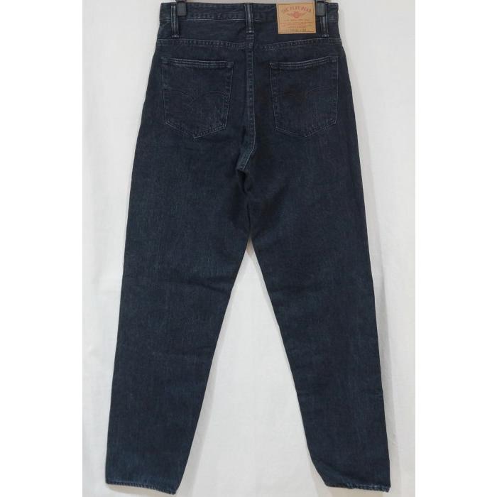 The Flat Head FN-PA-DB003C BK ワイドテーパードブラックパンツ