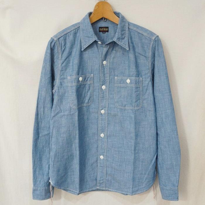The Flat Head（フラッドヘッド） FN-SCK-010L CHAMBRAY WORK SHIRTS