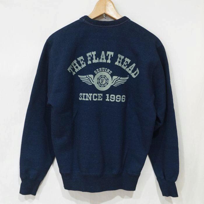 The Flat Head（フラッドヘッド） FN-SWC-101SP インディゴ染めクルー