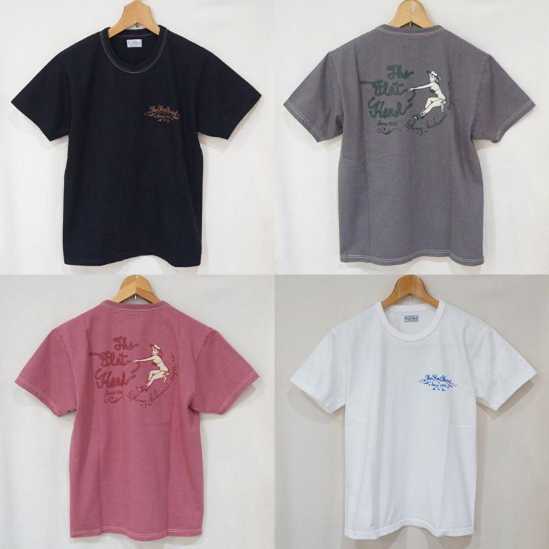 The Flat Head（フラッドヘッド） FN-THC-030-フラットヘッドTシャツ