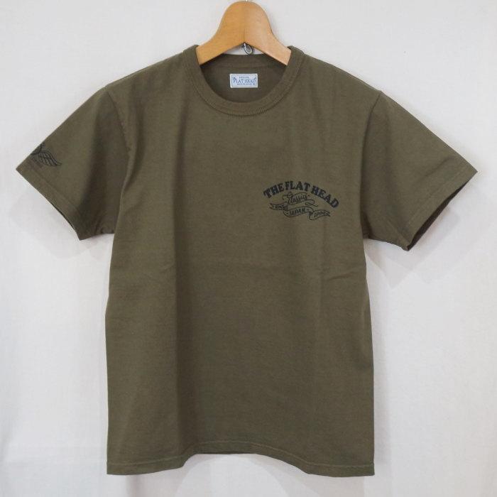 The Flat Head（フラッドヘッド） FN-THC-043 フラットヘッドTシャツ