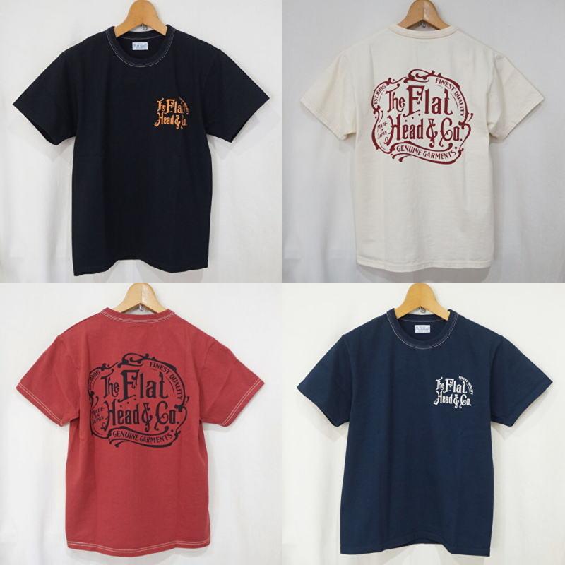 The Flat Head（フラッドヘッド） FN-THC-044 フラットヘッドTシャツ