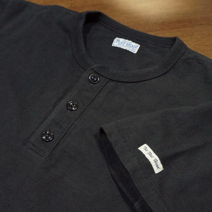 The Flat Head（フラッドヘッド） FN-TSH-001-ヘンリーネックTシャツ