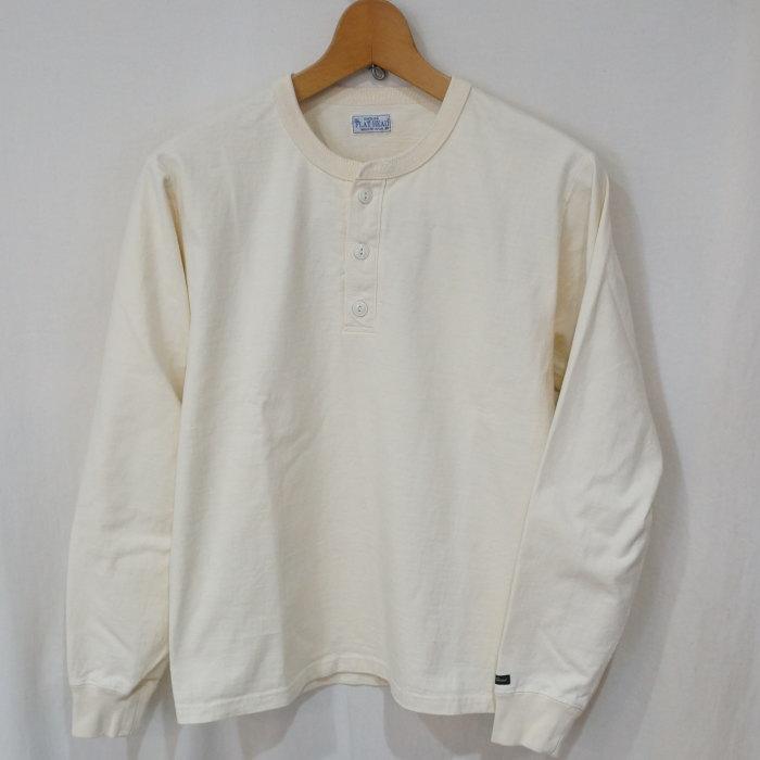 The Flat Head（フラッドヘッド） FN-TSHL-002 ヘンリーネック長袖T 