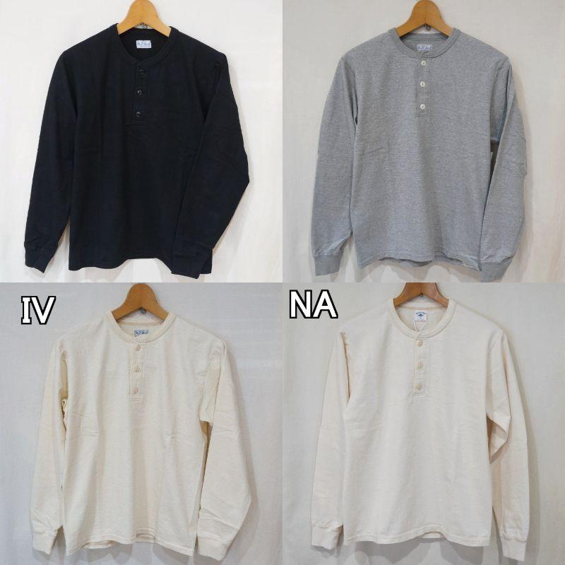 The Flat Head（フラッドヘッド） FN-TSHL-004 ヘンリーネック長袖T 