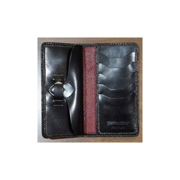 FN-WLN1-4SC-TANxBKxBKxRD-多脂革ロングウォレットFNWLN14SC(旧品番FH-WL004C)-FNWLN14SC-FLATHEAD-フラットヘッドロングウォレット-STOCKBURG-ストックバーグの画像