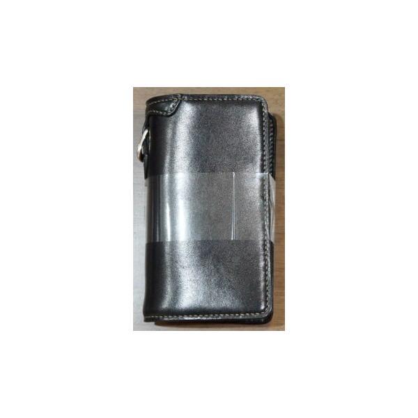 FN-WMN1-4S-BKxBKxBKxRD-多脂革ミディアムウォレットFNWMN14S(旧品番FH-WS014)-FNWMN14S-FHWS014-FLATHEAD-フラットヘッド多脂革ウォレット-STOCKBURGの画像