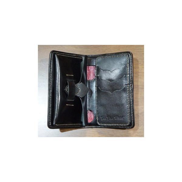 FN-WMN1-4S-BKxTANxBKxRD-多脂革ミディアムウォレットFNWMN14S(旧品番FH-WS014)-FNWMN14S-FHWS014-FLATHEAD-フラットヘッド多脂革ウォレット-STOCKBURGの画像