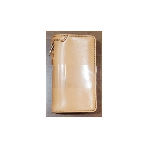 FN-WMN1-4S-TANxTANxTANxYE-多脂革ミディアムウォレットFNWMN14S(旧品番FH-WS014)-FNWMN14S-FHWS014-FLATHEAD-フラットヘッド多脂革ウォレット-STOCKBURGの画像