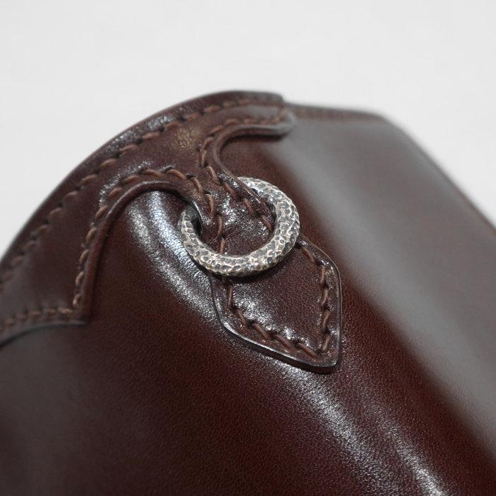 FN-WMN4-4W DB 多脂革MEDIUM WALLET HERITAGE FNWMN44W FLATHEAD フラットヘッド ストックバーグの画像