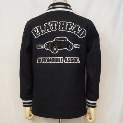 STH-72-ブラック-BIG WHEELS-STH72-FLATHEAD-フラットヘッドカバーオール--ジャケット-アウター-ウールジャケット-COVERALL-JACKETの画像